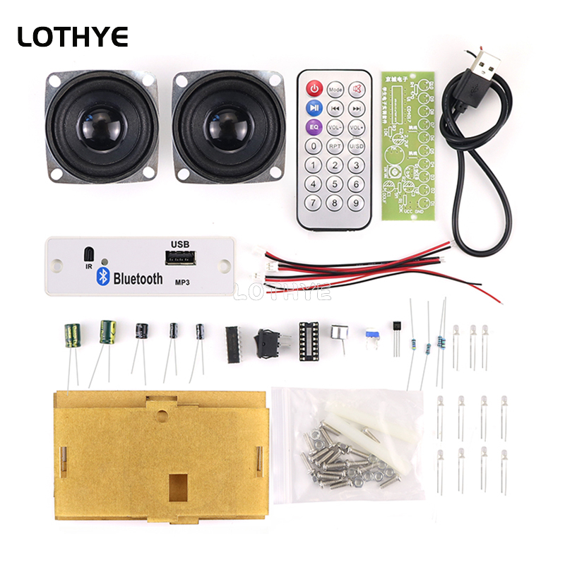 Diy Electronics Music - 미니 앰프 오디오 블루투스 3W*2 스피커