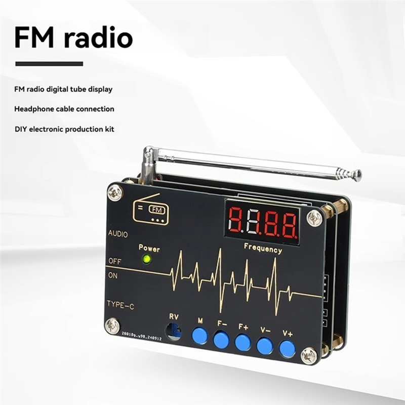 Diy Electronics Soldering Kit - A73E-RDA5807M FM 라디오 DIY 키트 87-108Mhz