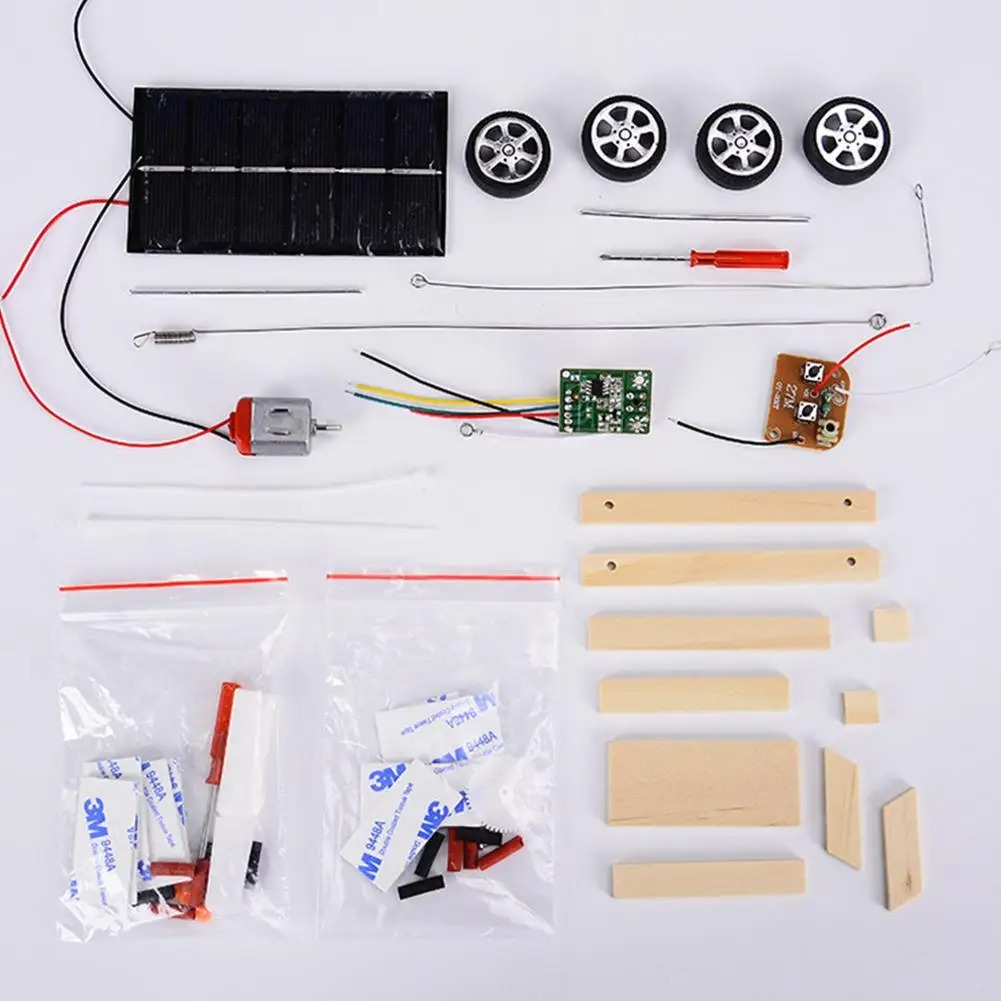 DIY 나무 조립식 태양광 자동차 창의 발명 실습 모터 - Diy Electronics Toys 리뷰 및 가격
