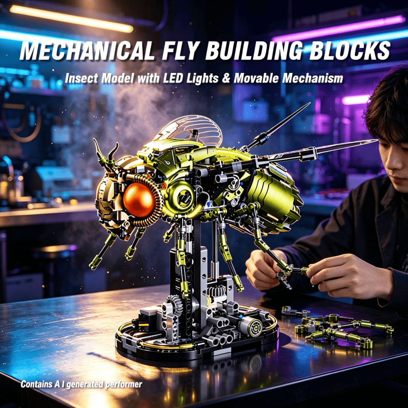 과일 파리 전자 조립 블록 세트 (조명 포함) 기계 동 - Diy Electronics Gifts 리뷰 및 가격