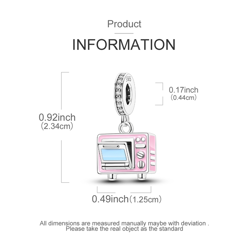 오리지널 오븐 헤드폰 전자 테마 펜던트 925 실버 참 - Diy Electronics Gifts 리뷰 및 가격