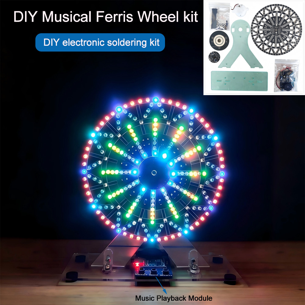 DIY 전자 키트 LED 조명 뮤지컬 관람차 DIY 납 - Diy Electronics Soldering Kit 리뷰 및 가격