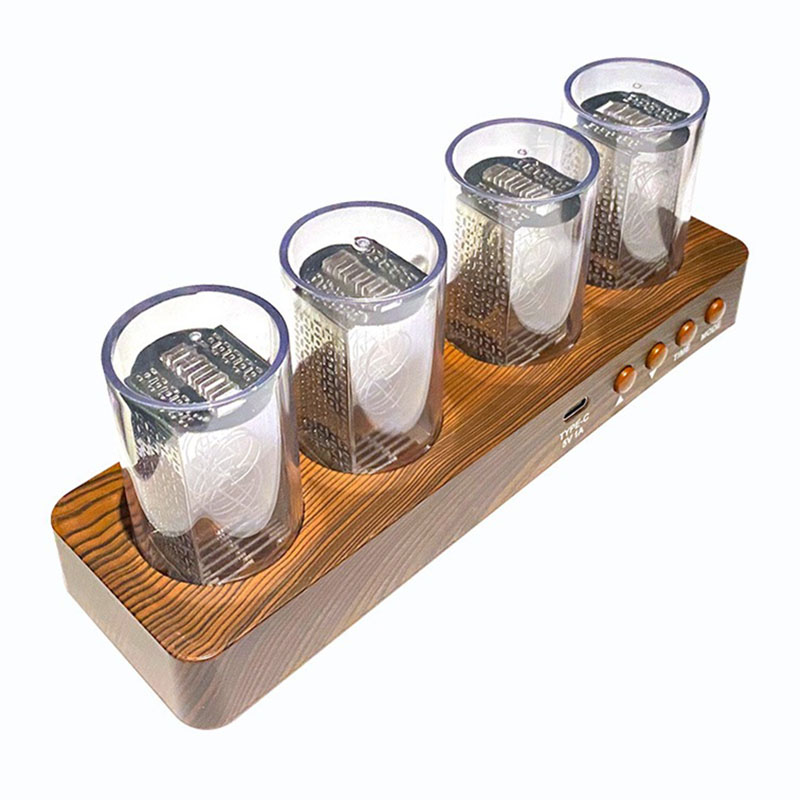 다채로운 RGB 글로우 튜브 디지털 시계 e스포츠 룸  - Diy Electronics Gifts 리뷰 및 가격