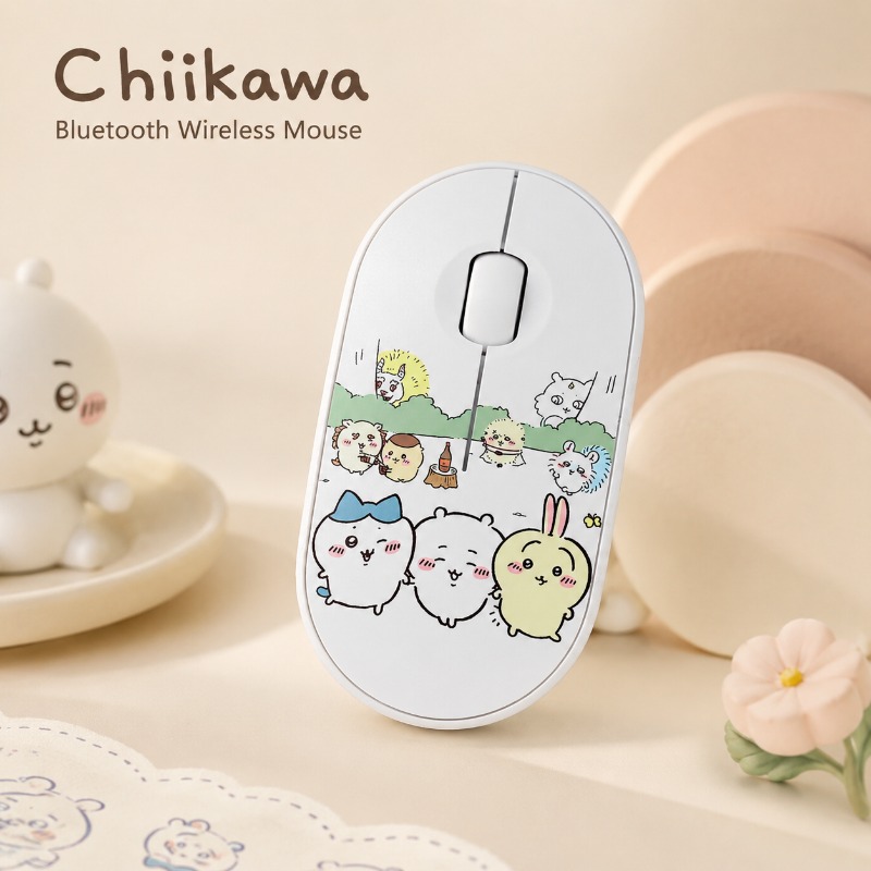 귀여운 Chiikawa 블루투스 무선 마우스 듀얼 모드 - Diy Mouse Electronics 리뷰 및 가격