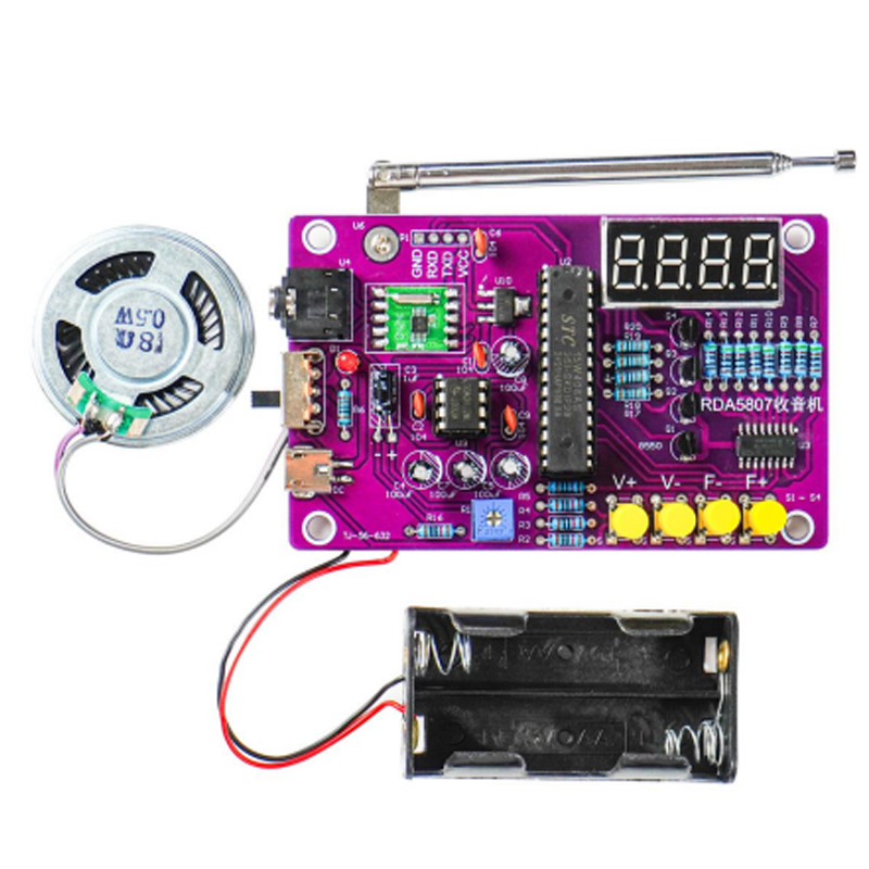 DIY FM 라디오 전자 키트 87-108MHz 조정  - Diy Electronics Soldering Kit 리뷰 및 가격