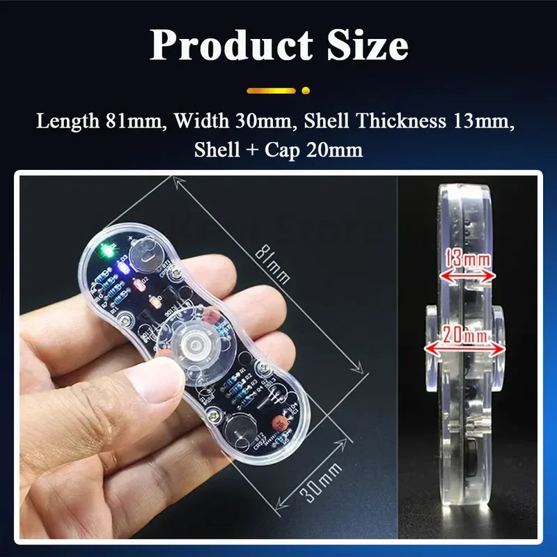 STEM DIY 납땜 훈련 키트 LED 손가락 자이로스 - Diy Electronics Guide 리뷰 및 가격