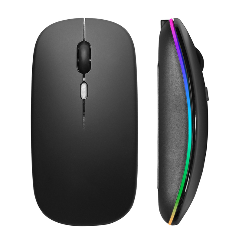 무선 마우스 RGB 충전식 USB 2.4GHz 블루투스 - Diy Mouse Electronics 리뷰 및 가격