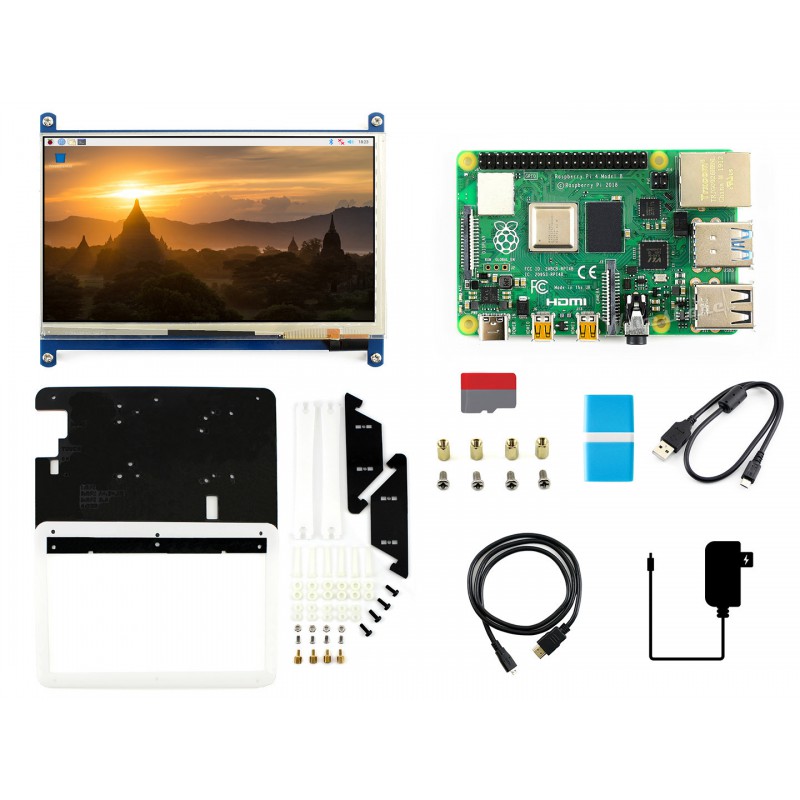 라즈베리 파이 4 모델 B 디스플레이 키트 7인치 정전 - Diy Electronics Kits 리뷰 및 가격
