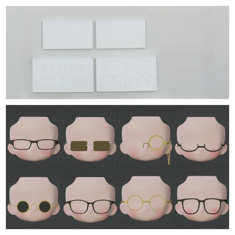 초경량 돌 조각 클레이 Q 버전 인형 안경 실리콘 몰드 - Diy Q 리뷰 및 가격