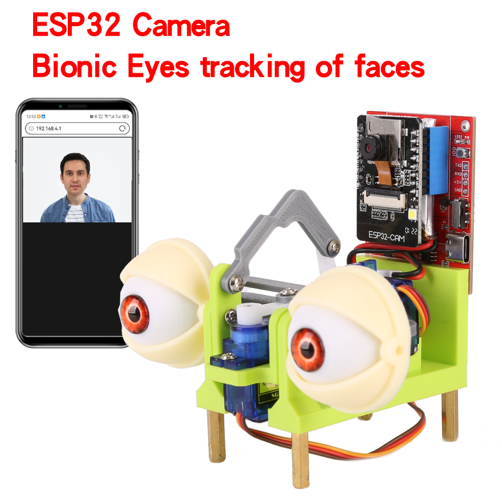 WatchEye ESP32 카메라 생체 공학 눈 얼굴  - Diy Electronics Kits 리뷰 및 가격