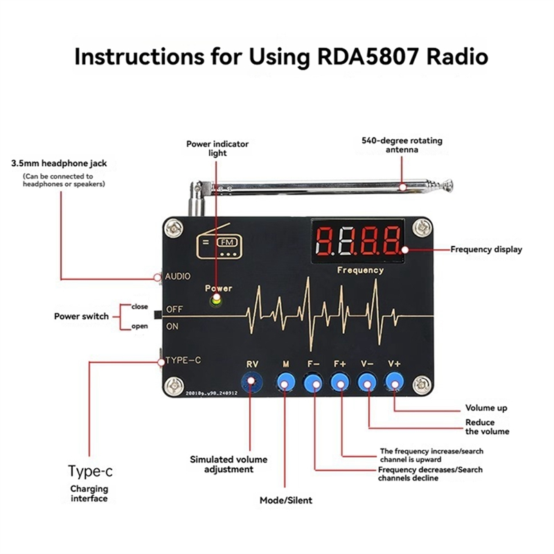 A73E-RDA5807M FM 라디오 DIY 키트 87 - Diy Electronics Soldering Kit 리뷰 및 가격